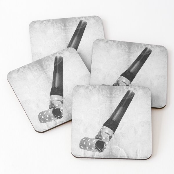 Item preview, Polka Dot Party Blower Dark Nostalgia Celebration Art designed and sold by Ghoul Enterprises.