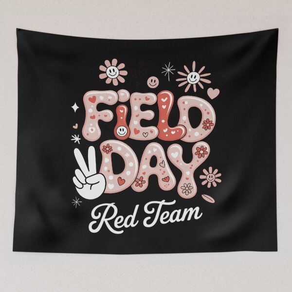 Item preview, Field Day Red Team Outdoor Field Day Games for Kids Teacher designed and sold by SapfireStuArt.