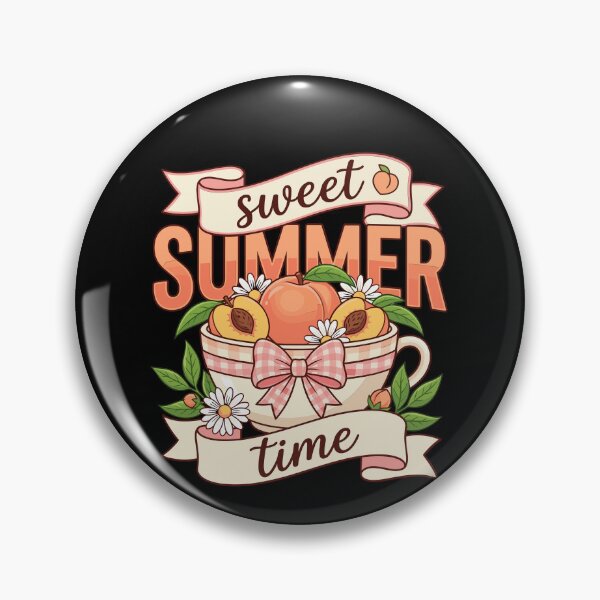 Item preview, Cute Peach Teacup Sweet Summer Time Girls Kids designed and sold by KroghDs.