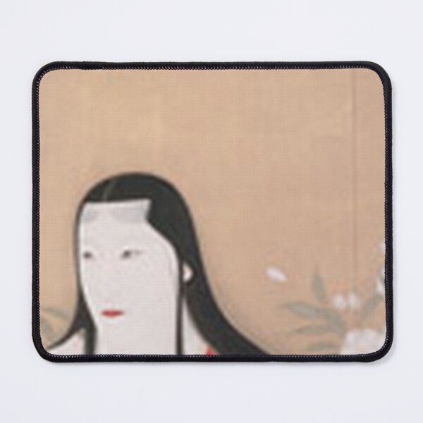 Item preview, Elegant Yodo-dono: Noble Samurai Woman in Cherry Blossoms (Nihonga Style) designed and sold by vekotpu.