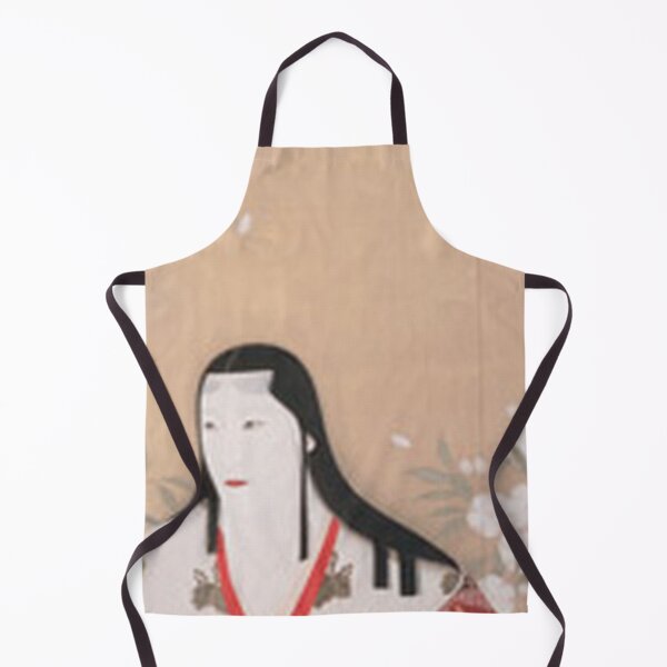 Item preview, Elegant Yodo-dono: Noble Samurai Woman in Cherry Blossoms (Nihonga Style) designed and sold by vekotpu.