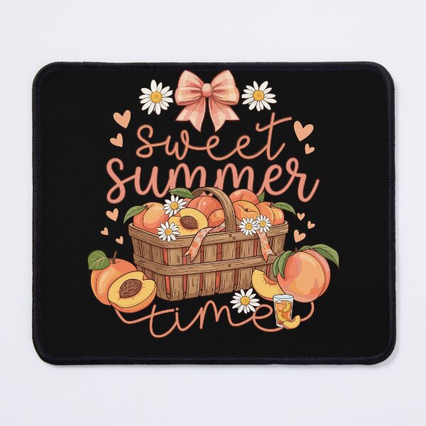 Item preview, Cute Peach Basket Sweet Summer Time Kids Girls designed and sold by KroghDs.
