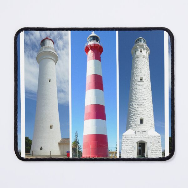 Item preview, Australian Lighthouse Collage in red white and blue designed and sold by jaynerushton.