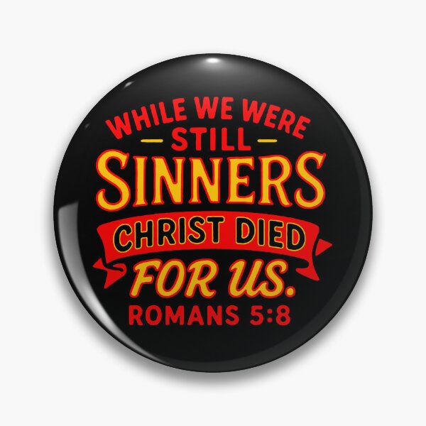 Item preview, Romans 5:8 Christ Died For Us designed and sold by plushism.