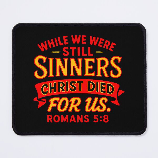 Item preview, Romans 5:8 Christ Died For Us designed and sold by plushism.