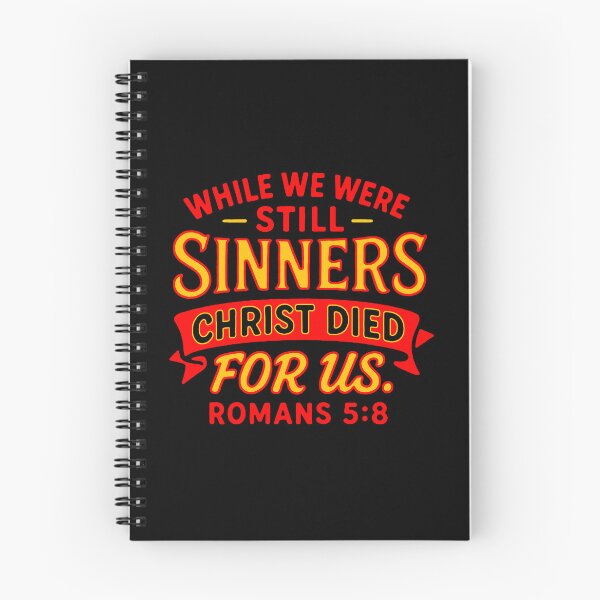 Item preview, Romans 5:8 Christ Died For Us designed and sold by plushism.