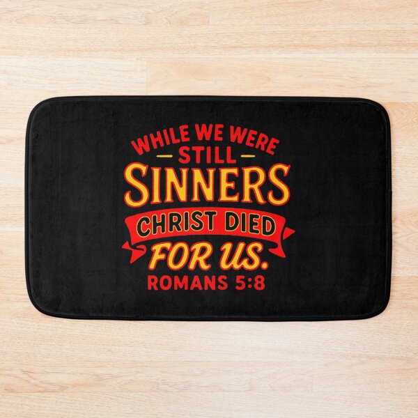 Item preview, Romans 5:8 Christ Died For Us designed and sold by plushism.
