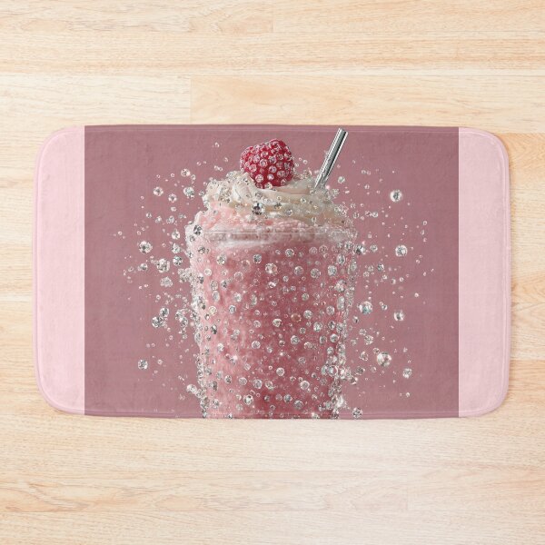 Item preview, Luxury Pink Milkshake with Sparkling Diamonds Splashing designed and sold by colorful-white.