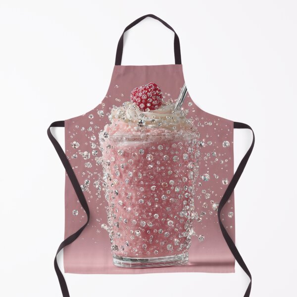 Item preview, Luxury Pink Milkshake with Sparkling Diamonds Splashing designed and sold by colorful-white.