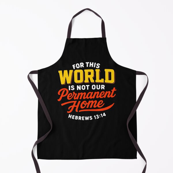 Item preview, Hebrews 13:14 For This World Is Not Our Permanent Home designed and sold by plushism.
