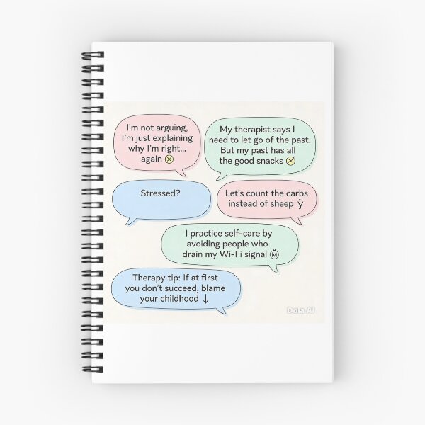 Item preview, Therapy Jokes for the Mentally Exhausted designed and sold by Chill Vibe.