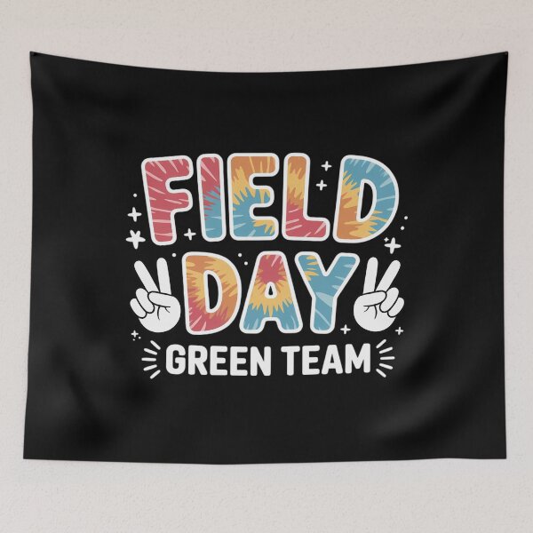Item preview, Field Day Green Team for Teacher Kids Field Day Games designed and sold by SapfireStuArt.