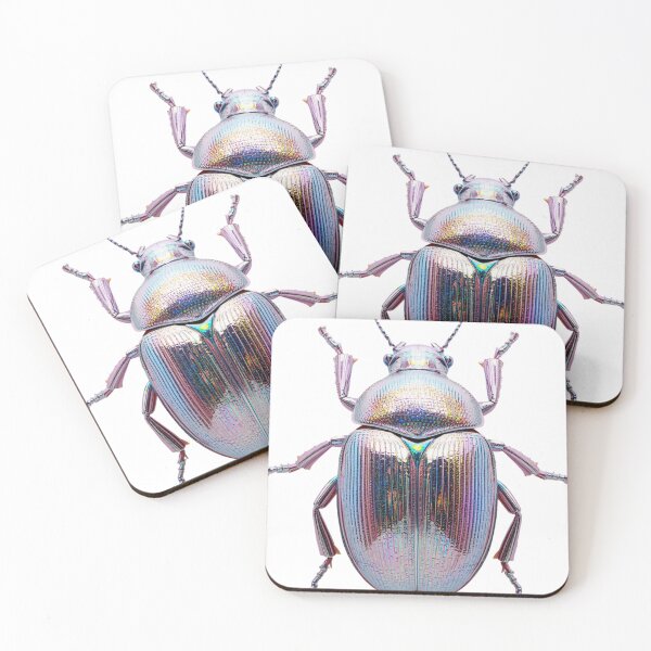 Item preview, holographic chrome beetle designed and sold by funkyrainbowss.