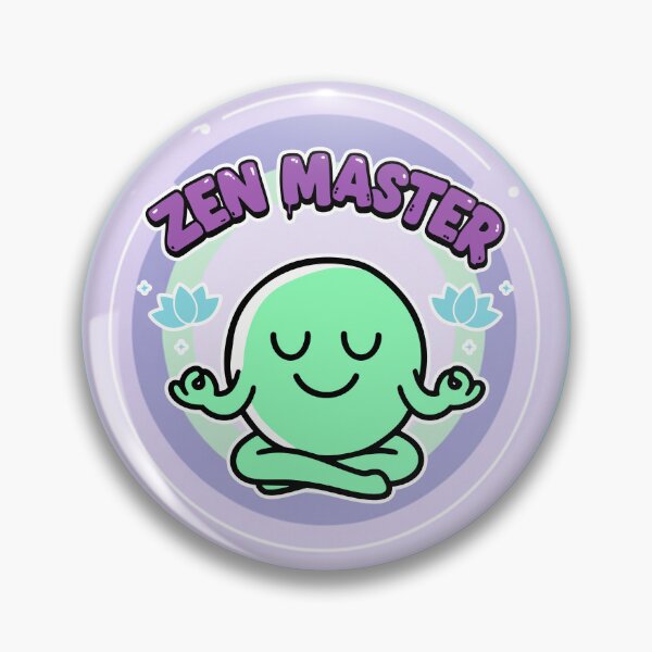 Item preview, Zen Master Peaceful Character Mint Cartoon designed and sold by Taridesign.