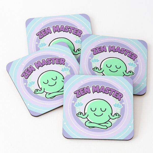 Item preview, Zen Master Peaceful Character Mint Cartoon designed and sold by Taridesign.