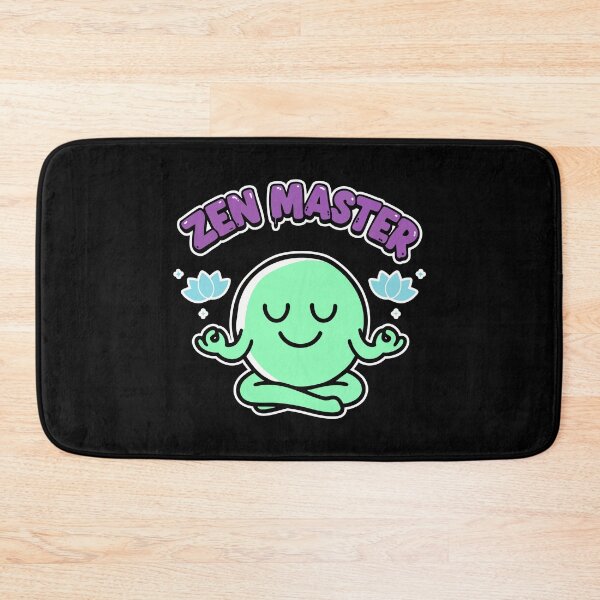 Item preview, Zen Master Peaceful Character Mint Cartoon designed and sold by Taridesign.