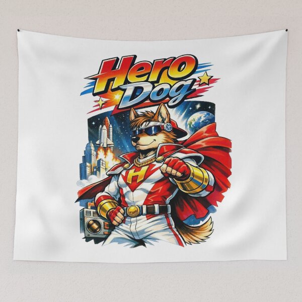 Item preview, Vintage Superhero Dog T-Shirt designed and sold by JonelleTshirts.