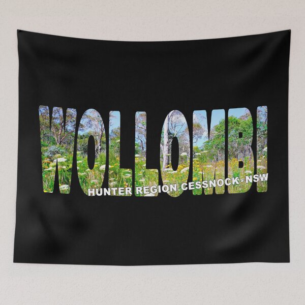Item preview, WOLLOMBI Hunter Region Cessnock NSW - Wildflowers and Gums designed and sold by Adam Gormley.