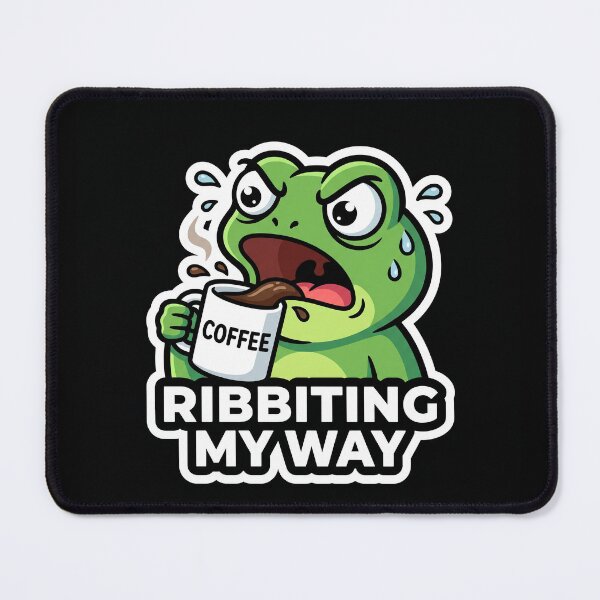 Item preview, Ribbiting My Way Frog designed and sold by luiz1213.