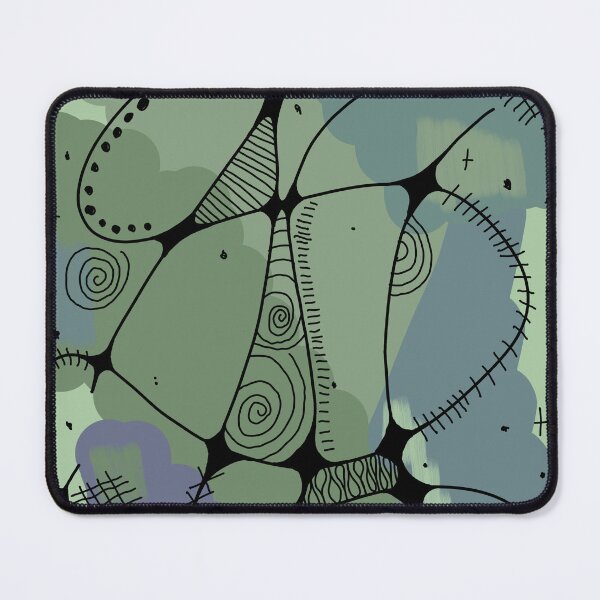 Item preview, Nuerographic in cool tones designed and sold by Create_With_Chaos.