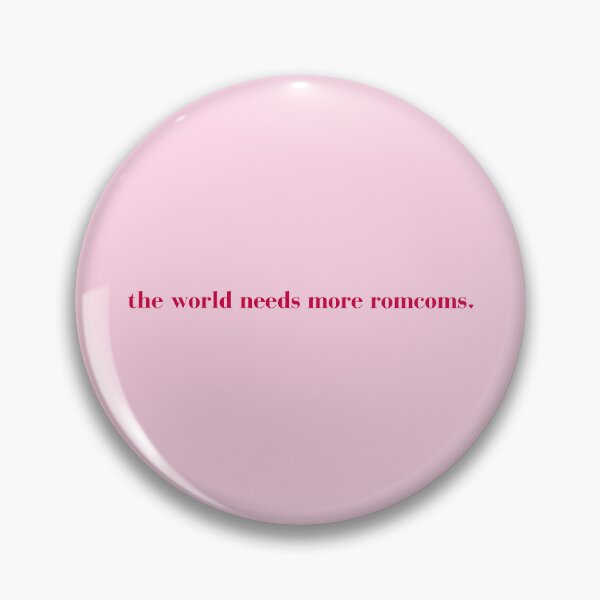 Item preview, the world needs more romcoms. designed and sold by CarolynBurt.