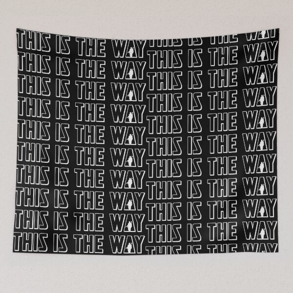 Item preview, THIS IS THE WAY (3D white) designed and sold by PedroVerseStore.