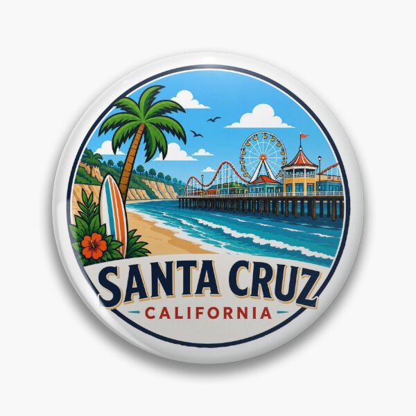 Item preview, Santa Cruz, California - Beach Boardwalk designed and sold by Myra365Art.