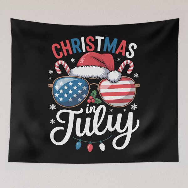 Item preview, Christmas In July Summer Beach Hawaii Santa USA designed and sold by SapfireStuArt.