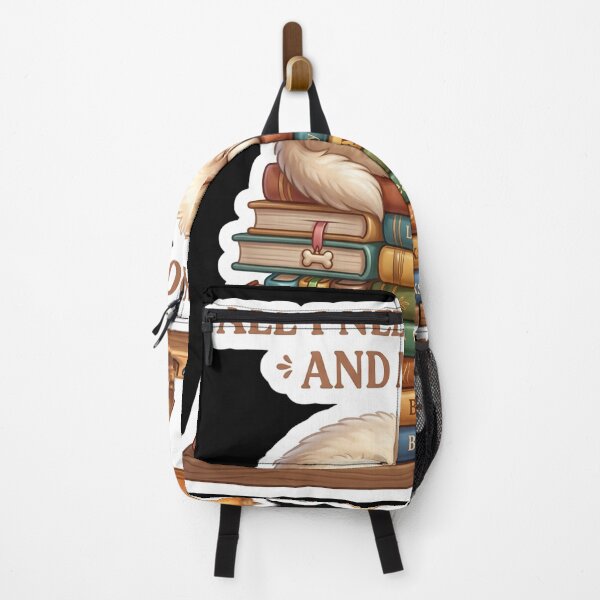 Item preview,  All I Need Is Books And My Dog Cozy designed and sold by pradeepvisuals.