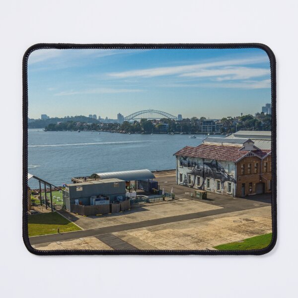 Item preview, Sydney Harbour Bridge View from Cockatoo Island | Iconic New South Wales, Australia - Eastern Apron Park Cityscape Art designed and sold by Ross.A.Campbell.