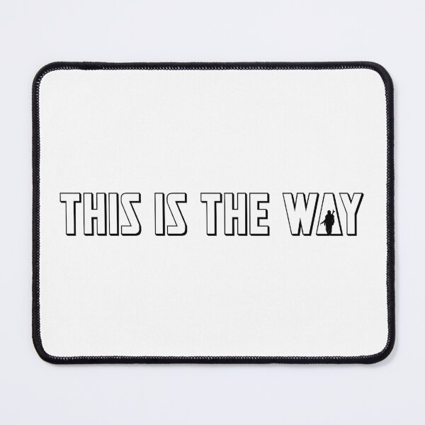 Item preview, THIS IS THE WAY (3D black) designed and sold by PedroVerseStore.