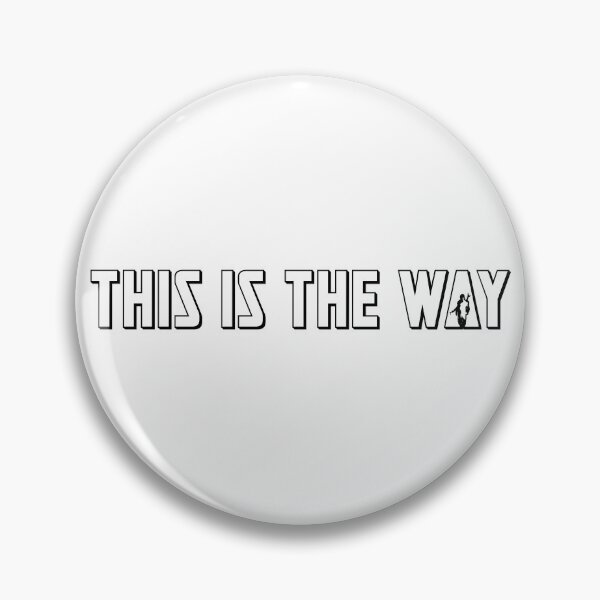 Item preview, THIS IS THE WAY (3D black) designed and sold by PedroVerseStore.