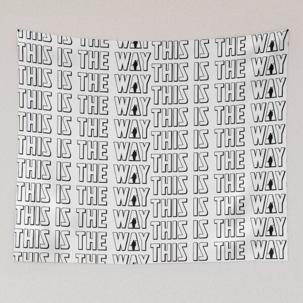 Item preview, THIS IS THE WAY (3D black) designed and sold by PedroVerseStore.