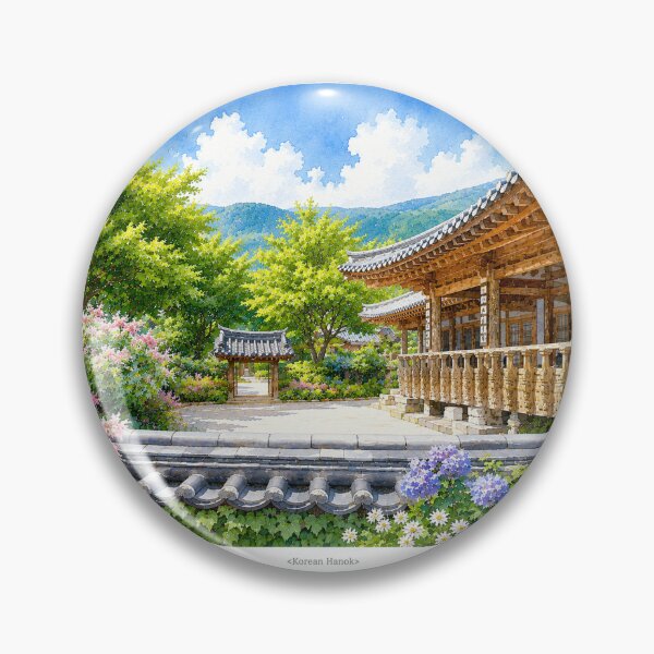 Item preview, Korean Hanok in bloom designed and sold by Palace1979.