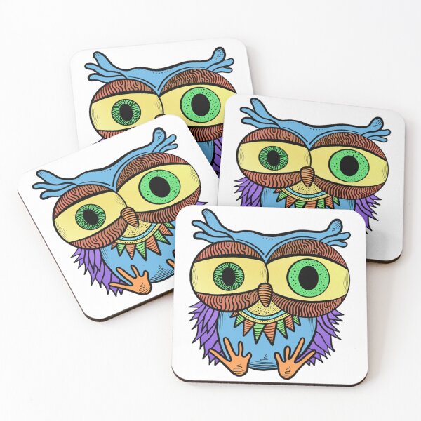 Item preview, Cute Owl Colorful And Adorable Graphic Art designed and sold by Inkirra.