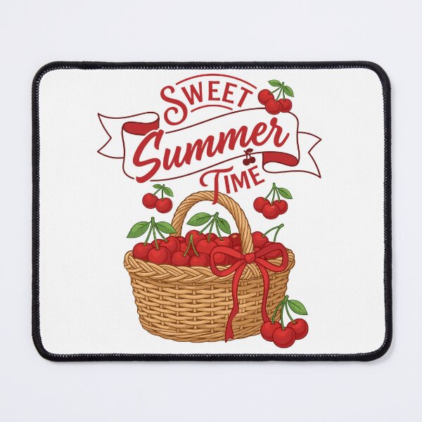 Item preview, Cute Cherry Basket Sweet Summer Time Kids Girls designed and sold by KroghDs.