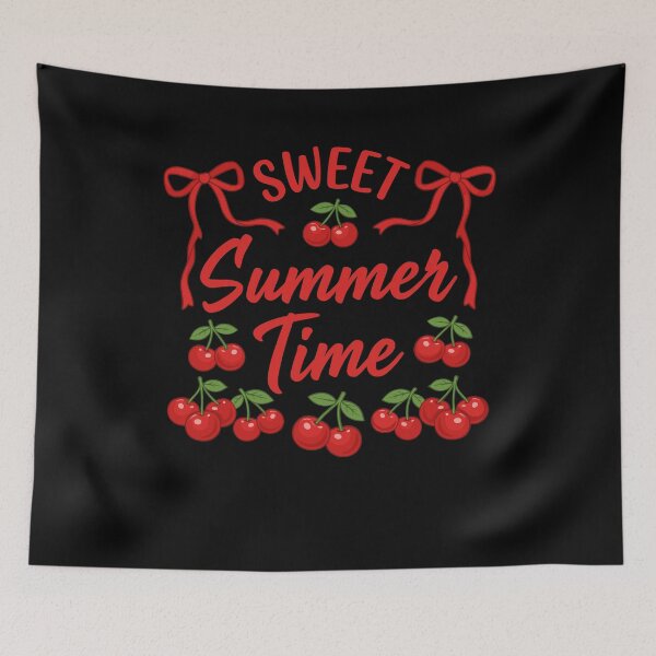 Item preview, Cute Cherry Red Bow Sweet Summer Time Girls Kids designed and sold by KroghDs.
