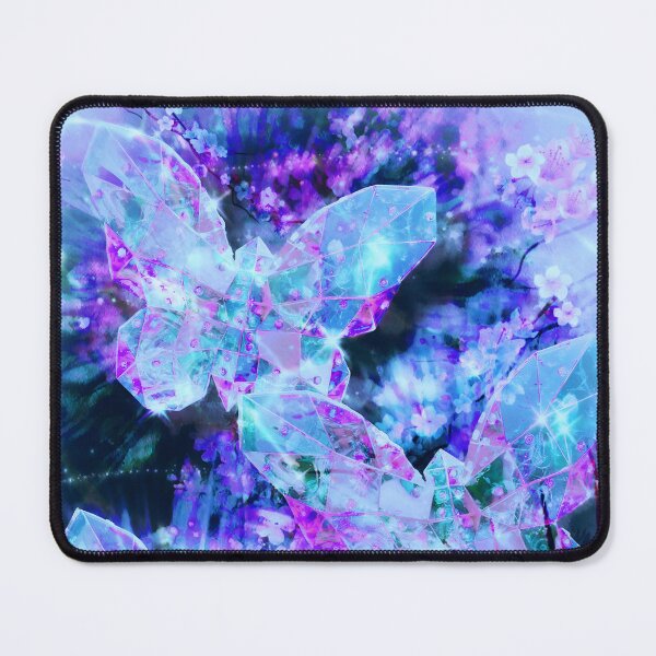 Item preview, Purple Galaxy Butterfly Crystal Art designed and sold by bewitchedcuties.