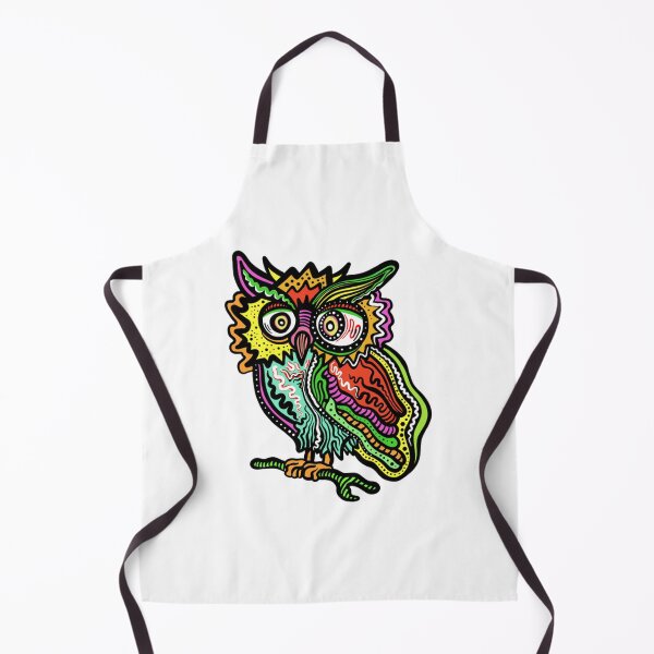 Item preview, Vibrant Owl Colorful And Playful Psychedelic Art designed and sold by Inkirra.