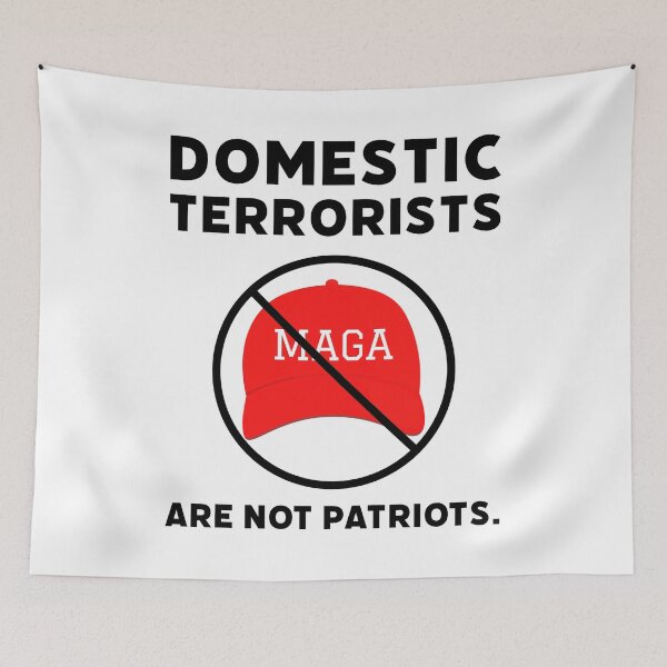 Item preview, Domestic terrorists are not patriots. designed and sold by Rachel the Artist .