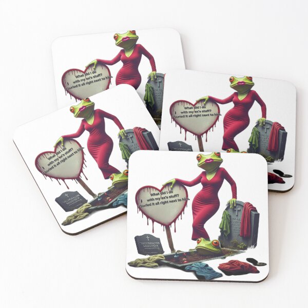 Item preview, What I Did With My Ex's Stuff - Funny Frog Meme designed and sold by LujziWorld.