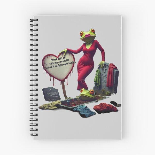 Item preview, What I Did With My Ex's Stuff - Funny Frog Meme designed and sold by LujziWorld.