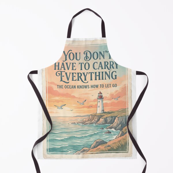 Item preview, You Don’t Have to Carry Everything – Ocean Therapy Poster Design designed and sold by Sea Gem.