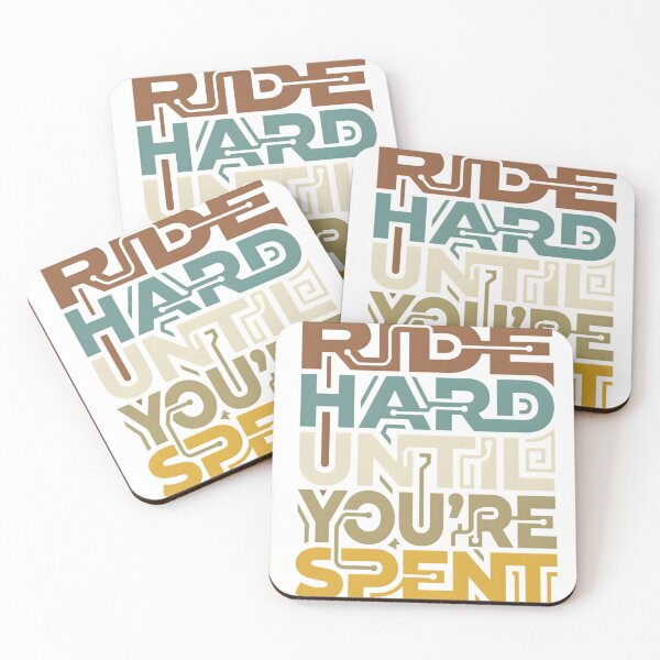 Item preview, Ride Hard Until You're Spent Retro Cyber Typography designed and sold by P2P-paotopao.