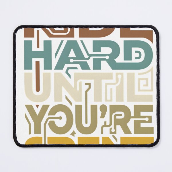 Item preview, Ride Hard Until You're Spent Retro Cyber Typography designed and sold by P2P-paotopao.
