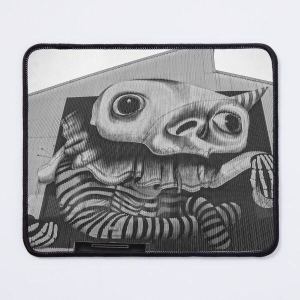 Item preview, Modern Street Art Mural, Cockatoo Island | Sydney, New South Wales, Australia - Black and White Building Print designed and sold by Ross.A.Campbell.