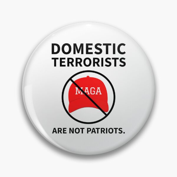 Item preview, Domestic terrorists are not patriots. designed and sold by Rachel the Artist .