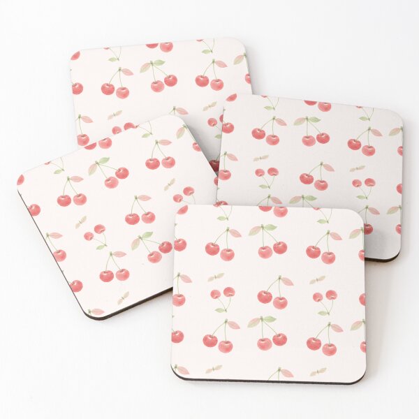 Item preview, Cute Watercolor Cherry Pattern designed and sold by naragon4289.
