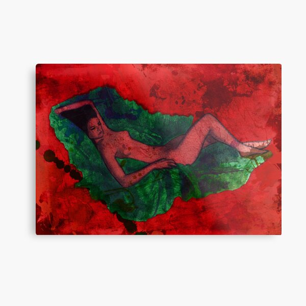 nude woman Metal Print