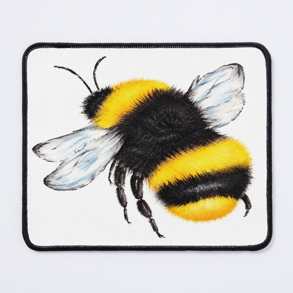 Item preview, Watercolor Bumblebee Nature Cottagecore Bee Art designed and sold by TheSlowShore.